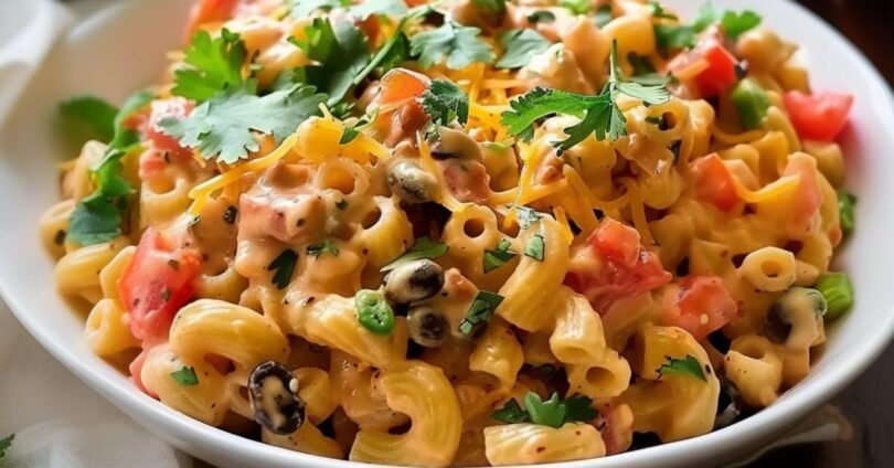 Cremige Taco-Pasta mit Makkaroni Schnelles und Leckeres Pasta Rezept