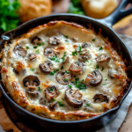 Cremiger Gefüllter Champignon-Dip Ein Leckeres Aufläufe Rezept