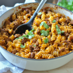 Eintopf Käse-Taco-Pasta Schnelles und Leckeres One-Pot Abendessen