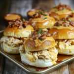 Hähnchen-Bacon-Ranch Sliders Fingerfood-Party-Favoriten