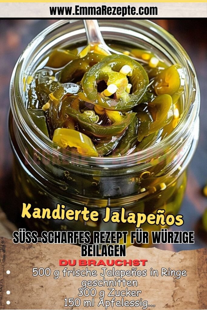 Kandierte Jalapeños: Süß-scharfes Rezept für würzige Beilagen