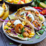 Karibische Garnelen-Tacos mit Ananas-Salsa