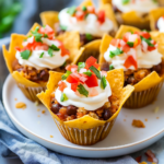 Knusprige Taco-Muffins Einfache Mini-Wraps Rezepte für den Party-Spaß