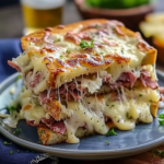 Reuben Auflauf Ein herzhafter Genuss mit Sauerkraut und Corned Beef