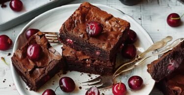 Saftige Brownies mit Kirschen Das perfekte Schoko-Kirsch-Dessert