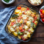 Bunter Gemüseauflauf mit Kartoffeln Einfaches und Gesundes Abendessen