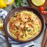 Cremige Shrimp Linguine