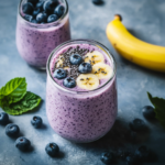 Blaubeer-Bananen-Smoothie