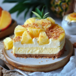 Cremiger Ananas-Cheesecake