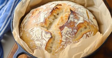 Einfaches Brot ohne Kneten