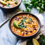 Mexikanische Hähnchen-Taco-Suppe