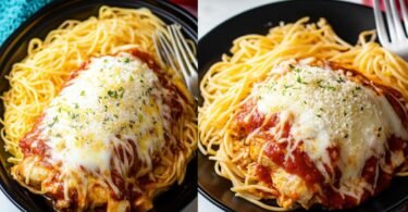 Slow Cooker Chicken Parmesan Auflauf