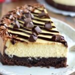 Brownie Cheesecake mit Brownieboden