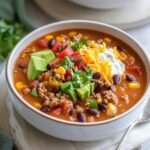 Einfache Taco Suppe Rezept