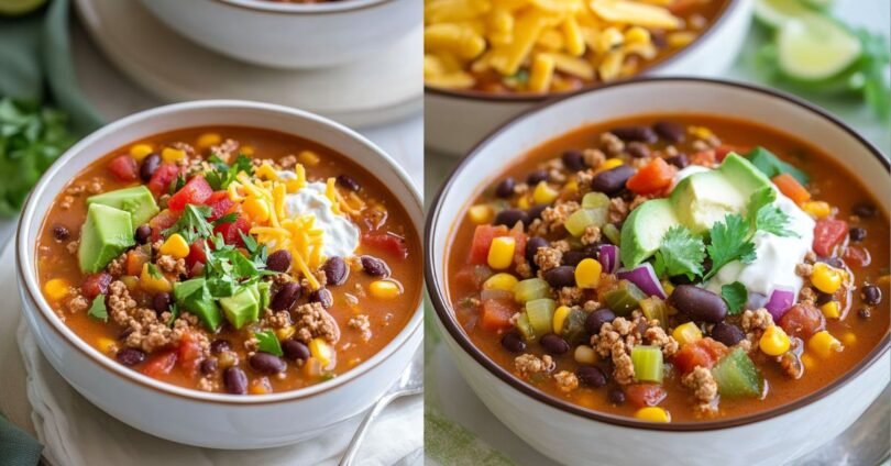 Einfache Taco Suppe Rezept