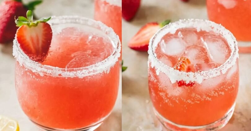 Frische Erdbeer Margarita