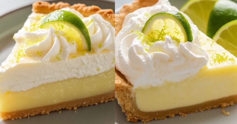 Key Lime Pie mit Honig-Mürbeteigboden