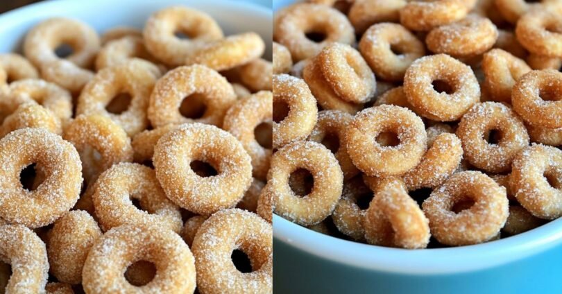 Mini Doughnut Gebratene Cheerios