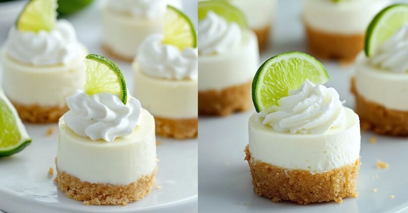 Mini Key Lime Pie Cheesecakes