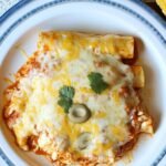 Slow Cooker Chicken Enchilada Auflauf