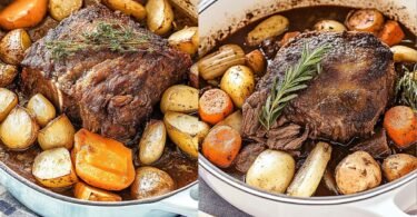 Sonntags-Pot Roast Auflauf Rezept