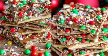 Weihnachtliches Knusper-Toffee (Christmas Crack) mit Salzcrackern