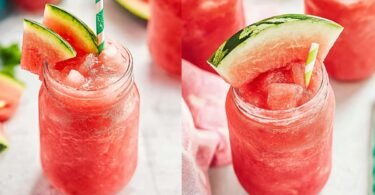 Erfrischender Wassermelonen-Slush