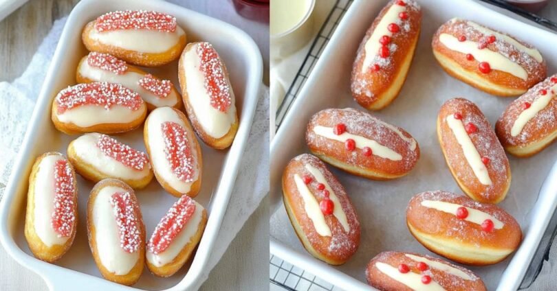 Hausgemachte Finger-Donuts ohne Ei