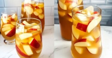 Karamell-Apfel-Cider Sangria