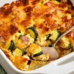 Käsiger Knoblauch-Zucchini-Auflauf