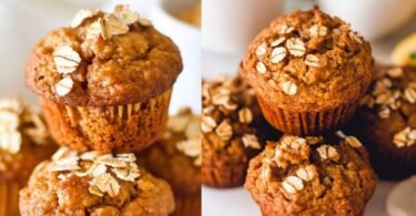 Kürbis-Haferflocken-Muffins Gesund und Lecker