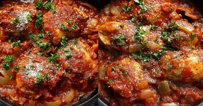 Mamas Chicken Cacciatore