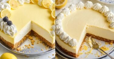 No-Bake Zitronen Cheesecake