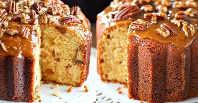 Pecan Praline Buttermilk Pound Cake