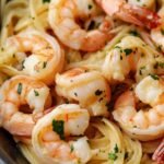 Shrimps Scampi in Knoblauch-Zitronen-Sauce