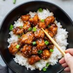 Slow Cooker General Tso’s Hähnchen