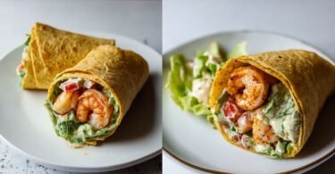 Blackened Shrimp Caesar Wrap