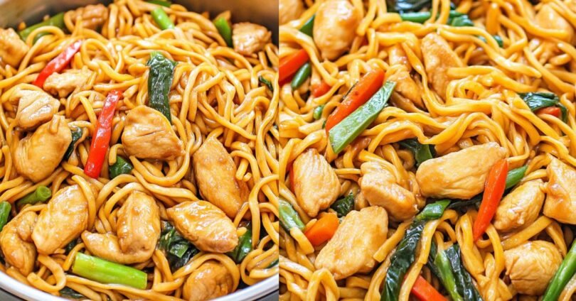 Chicken Lo Mein – Asiatisch Einfach