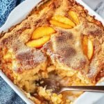 Pfirsich Dump Cake ohne Fertigmischung