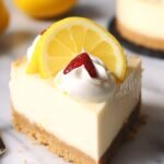 Veganer Zitronen Cheesecake ohne Backen