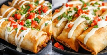 Airfryer Chimichangas