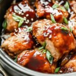 Crockpot Bourbon Chicken