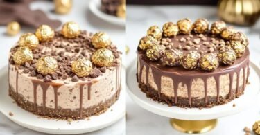 Ferrero Rocher Cheesecake ohne Backen