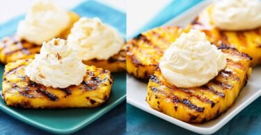 Gegrillte Ananas mit Mascarpone-Sahne