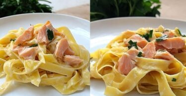 Lachs Tagliatelle Rezept