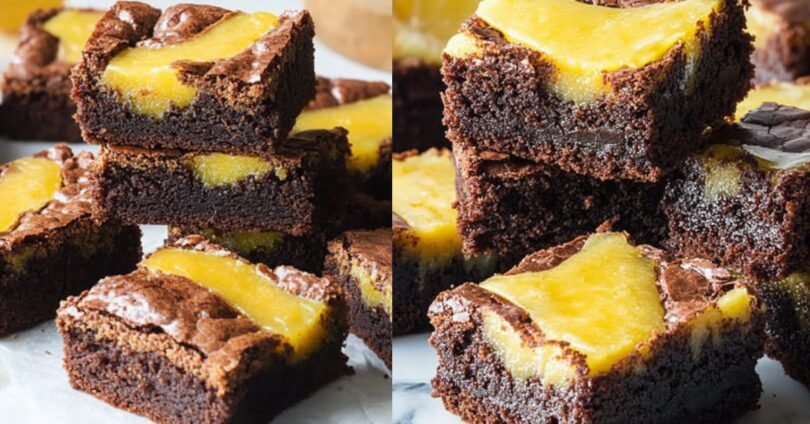 Lemon Curd Brownies