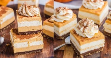 No-Bake Kürbis-Cheesecake Bars