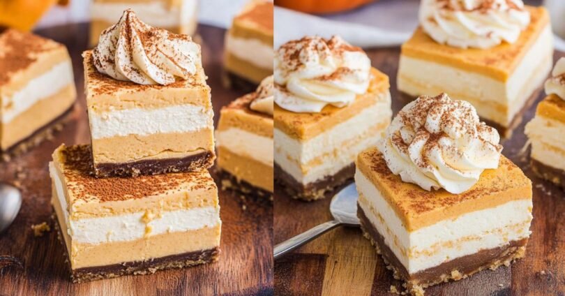 No-Bake Kürbis-Cheesecake Bars