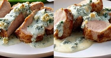 Schweinefilet mit Gorgonzola-Sauce